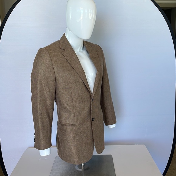 Valentino Mens Sport Jacket Size 38 Brown Tweed - Picture 4 of 16